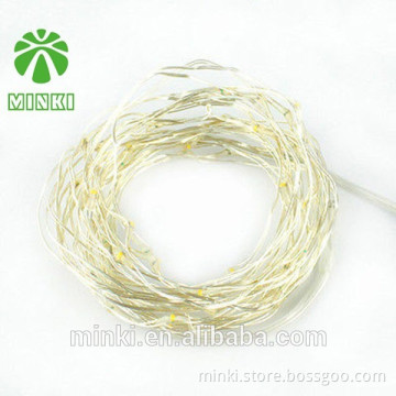 CE&ROHS Waterproof Copper Wire Led String Lights CR2032 Battery Operated For Wedding Vases And Centerpieces Decoration